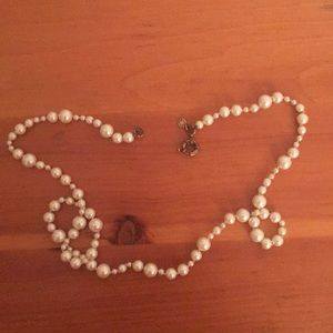 J. Crew long pearl necklace